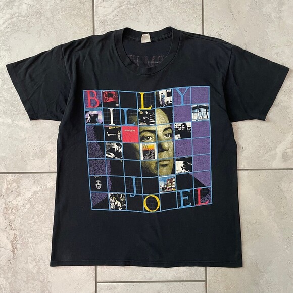 Vintage Billy Joel 1989-90 Storm Front 80's 90's Tour Concert T-Shirt - Picture 7 of 7